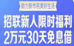 在吗？送您20000元免息金！